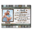 Custom Photo Aunt and Nephew Wall Art, Gift For Aunt Mother's Day Landscape Canvas Prints