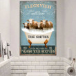 Personalized Fleckvieh Bathtub Bathroom Metal Wall Art, Fleckvieh Metal Sign for Farm Decor