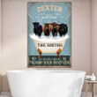 Personalized Dexter Bathtub Bathroom Metal Wall Art, Dexter Sign for Farm Bathroom Decor