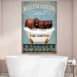 Personalized Beefmaster Bathtub Bathroom Metal Wall Art, Beefmaster Sign for Farm Bathroom