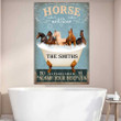 Personalized Funny Horse Bathtub Bathroom Metal Wall Art, Horse Metal Sign for Bathroom Decor