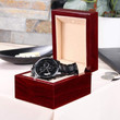 To My Husband Chronograph Watch Gift - Turn Back The Clock You are my best friend, my soulmate, my everything, Love Your Wife Engraved Watch