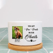 Boxers Memorial Gift - You Left Paw Prints On Our Hearts - Pet Memorial Flower Pot - Custom Name, Photo and Years