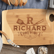 Personalized Cutting Board for Men - BBQ Boss - Custom Name and Year - Housewarming Gift - Father's Day Gift