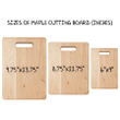 Personalized Cutting Board for Anniversary - Initials for the Couples - Gift For Her, For Him - Housewarming Gift