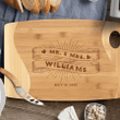 Personalized Cutting Board for Couples - Anniversary Gifts - Housewarming Gift - Wedding Gifts - Custom Couple Name