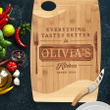 Personalized Cutting Board Gifts for Mom, Aunt, Grandma - Everything Tastes Better - Mother's Day Gift - Custom Name
