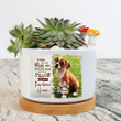 Custom Photo Name Pet Loss Plan Pot, Succulent Plan Pot Pet Loss Memorial Gifts, Custom Remembrance Gifts Pet Loss