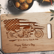 Motorcycle Cutting Board, Motorcycle Gifts for Men, Father's Day Gift, Gift for Dad, Biker Gifts, Gift for Grandpa