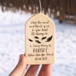 Personalized Memorial Wind Chimes, Sympathy Gift For Loss Of Loved One, In Your Heart I'll Always Be