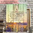 Sunflower Memorial Canvas Wall Art, Lost of Daughter, Wife, Mom Sympathy Gift Painting
