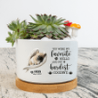 Personalized French Bulldog Plant Pot, Custom Remembrance Gifts Pet Loss, Succulent Flower Pot Pet Loss Memorial Gifts