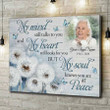 Dandelion Memorial Canvas, Those We Love Go Away Wall Art Remembrance Gift