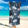 Custom Photo Funny Australian Kelpie Tropical Hawaiian Beach Towel for Women, Dog Lovers