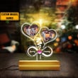 Customized Light, Heart Infinity Led Light, Gift For Couple, Gift For Mom and Dad, Decor For The Bedroom