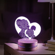 Mom And Daughter Night Light, My Baby Girl Night Light, Daughter Gift, Home Decoration, Daughter Gift From Mom