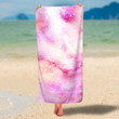 Personalized Galaxy Space Astronaut Custom Beach Towel, Monogram Beach Towel for Kids, Sons