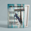 Funny Lines To A Lineman Electrician Canvas, Everybody is an Electrician Wall Art