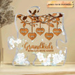Personalized Puzzle Acrylic Plaque - Gift For Grandma - Grandkids Make Life More Grand - Mother's Day Gift