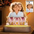 Personalized Family Night Light - Gift For Mom - Mother And Daughters Photo Custom - Mother's Day Gift