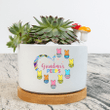 Personalized Flower Pot, Grandma's Peeps, Custom Grandma's Nickname with Grandkids, Easter Day Gift, Mother's Day Gift