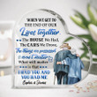 Personalized Old Couple Heart Keepsake Acrylic Plaque, Grandparents Gift, When We Get To The End Of Our Lives Together