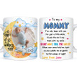Personalized First Mother's Day Elephant Photo Mug, To my Mommy Coffee Mug