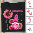 Unique Pink Leopard Gnome Grandma Mom Butterfly Kids Personalized T-shirt