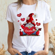 Personalized Heart Gnome Grandma And Grandkids T Shirt, Nana Shirt, Mimi Shirt