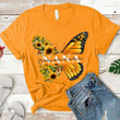 Personalized Nana Butterfly Sunflower Shirt Custom Nana With Grandkids Names Shirt Gift For Grandma