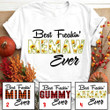 Funny Grandma Nana Mimi Shirt, Personalized Best Freakin' Grandma Ever Buffalo Plaid Shirts