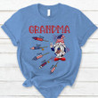 Gnomes With Firecrackers 4Th Of July Grandma T shirt, Mimi Us Flag Nana Shirt