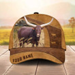 Dilypod Personalized Watusi Cattle Hat for Farmers, Watusi Cattle Vintage Cap for Dad, Husband