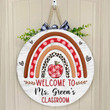 Personalized Name Teacher Classroom Wood Sign, Gift For Back To School, Teach Love Inspire, Gift For Teacher Ideas