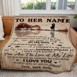 Customized Blanket for Wife, Throw Blanket for Her, Guitar Art You are special to me Blanket