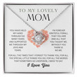 Gift For Mom, Mother's Day, Birthday and Christmas Gift For Mother, Idea Gift Necklace For Mom