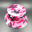 Pink Colorful Camouflage Pattern Bucket Hat Camo Pattern Bucket Friends Gift Idea Bucket Hat