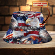 Usa Eagle Bucket Hat American Eagle Bird Bucket United States Lovers Gift Eagle Lovers Gift Bucket Hat