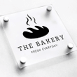 Personalized Acrylic Sign For Bakery, Custom Acrylic Business Logo Sign, Sign for Office Storefront