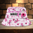 In October We wear Pink Breast Cancer Awareness Bucket Hat for Girl, Women, Pumpkin Pink Truck Bucket Hats