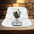 Funny Archery Bucket Hat for Men, Boy, Custom Archery Team Gift for Him, Her