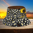 Sunflower and Daisy Suicide Prevention Bucket Hat, Custom Name Hat for Girl, Boy