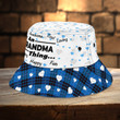 Personalized Grandma Bucket Hat Sweethearts, It's Nana Thing, Gift for Mom, Mimi, Nana