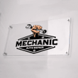 Personalized Acrylic Sign For Mechanic Factory, Custom Logo for Factory Storefront, Gift for Mechanic