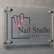 Personalized Acrylic Sign For Nail Studio, Studio Door Decoration, Home Wall Decoration, Gifts For Shop Owners
