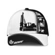 Personalized Crane Excavator Hat for Crane Driver, Crane 3D Classic Cap for Men, Dad , Husband