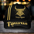 Personalized Taurus Classic Cap for Men, Women, Custom Name Taurus Hat for Boyfriend, Girlfriend