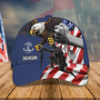 Customized Navy Soldier Classic Cap, Eagle and Anchor Navy Hat for Men, Husband, Dad Husband