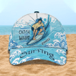 Personalized Name Cap, Surfer Cap for Men Women, Sand and Surfing Hat, Gift for Surfer