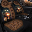 Personalized Name Skull Poker Car Seat Covers Get In Sit Down Skull Auto Seat Cover